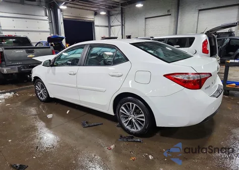 2016 Toyota Corolla L z USA, uszkodzony, nr VIN 2T1BURHEXGC503245